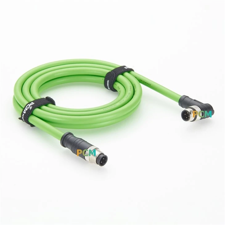 Right Angle M12 D Code Profinet Cable suppliers