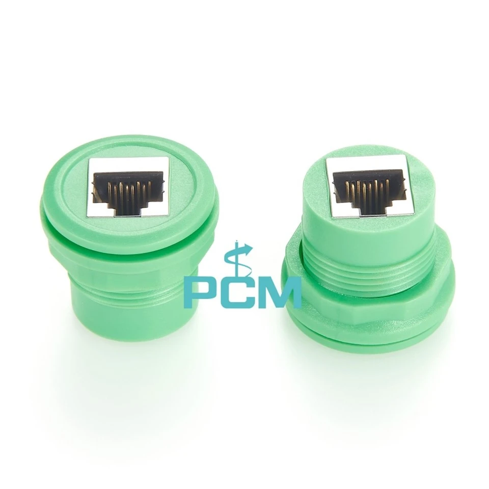 RJ45 Female Round Panel Mount Connector