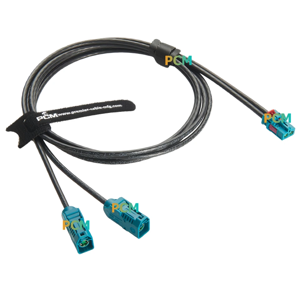 Dual Port Mini Fakra To 2 Fakra RF Cable suppliers