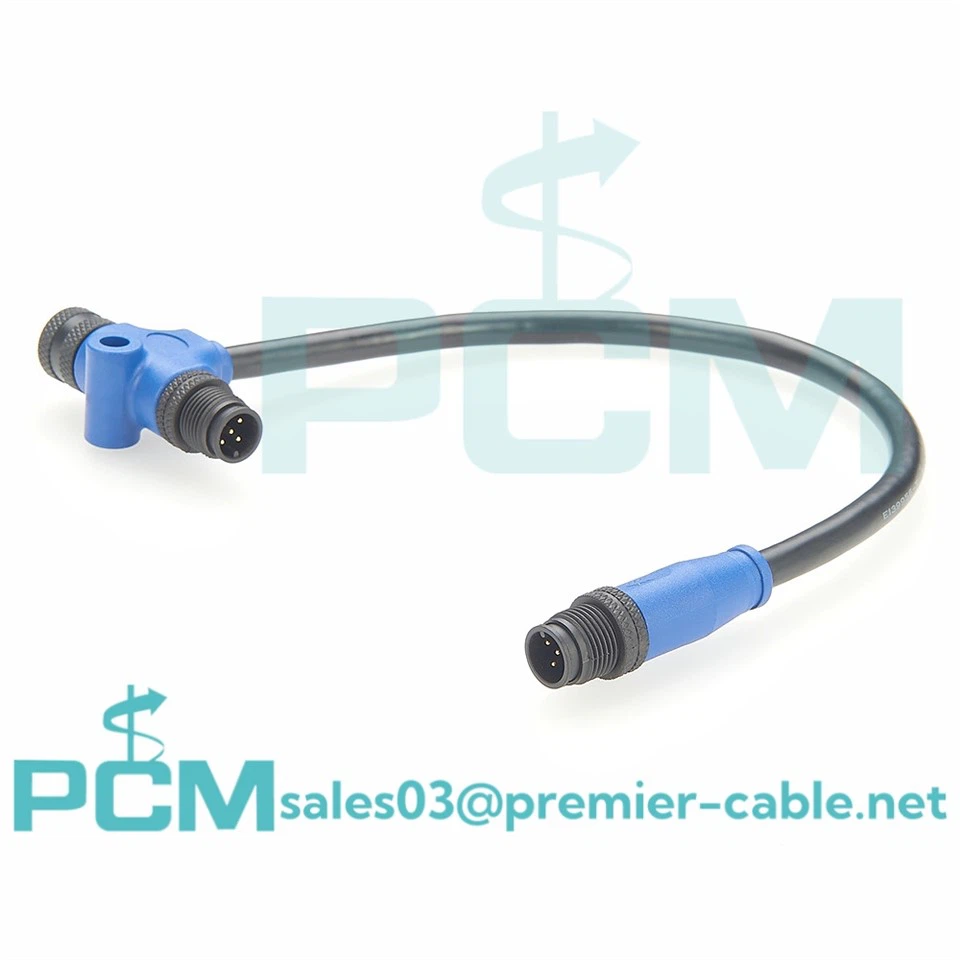 Integrated T Connector NMEA 2000 Male Backbone Cable