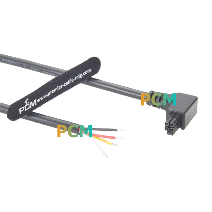 Molex Micro-Fit 4-Pin Left Angled Power Signal Cable Assembly suppliers