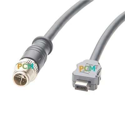 IX A کلید ٹو M12 X کوڈ مرد صنعتی ایتھرنیٹ کیبل