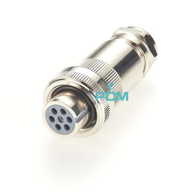 دھاتی متناسب والو 7pin خواتین پلگ Solenoid والو