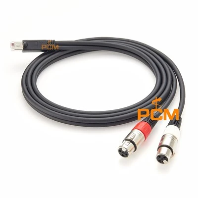 RJ45 سے 3 پن XLR جیک آڈیو بریک آؤٹ کیبل