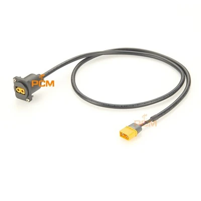 XT60 D-type پینل ماؤنٹ سولر چارجنگ کیبل