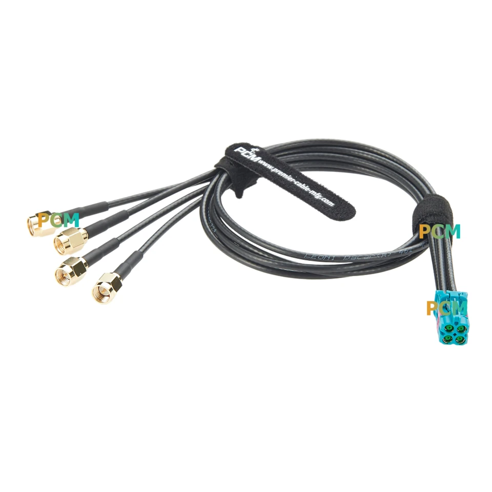 TE Mini Fakra To SMA RF Coaxial Cable